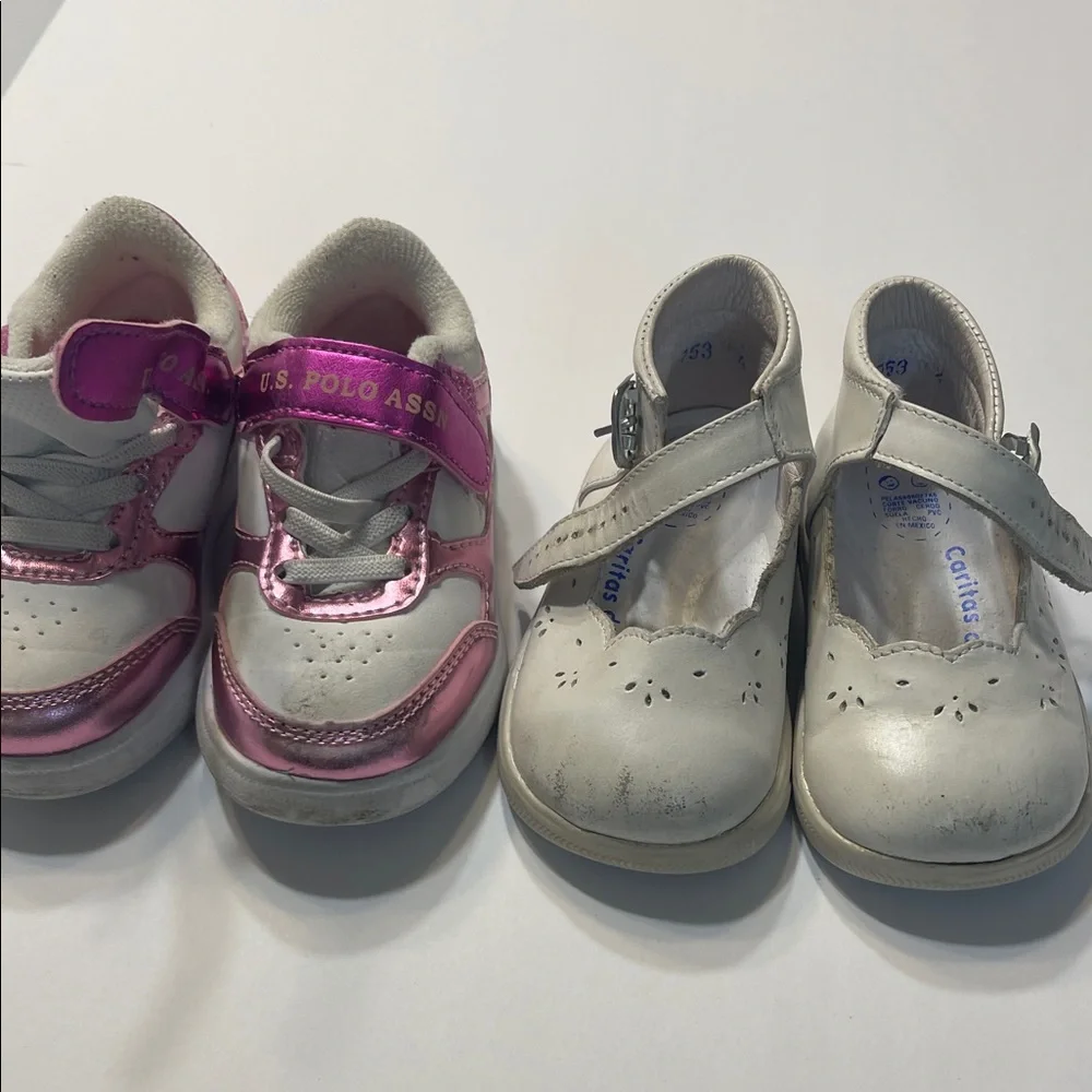 Pink and White Baby‎ Sneakers
